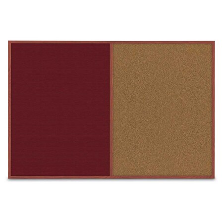 United Visual Products Slim Style Indoor Enclosed Radius Corkbo UVRDS48SB-BRONZE-DRKSPR